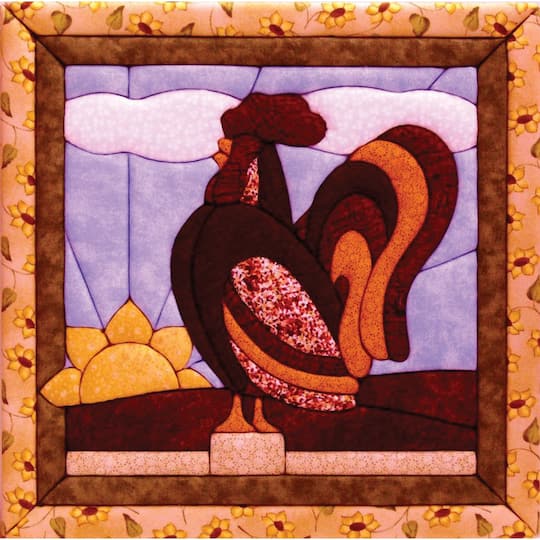 Quilt-Magic&#xAE; Rooster No Sew Wall Hanging Kit